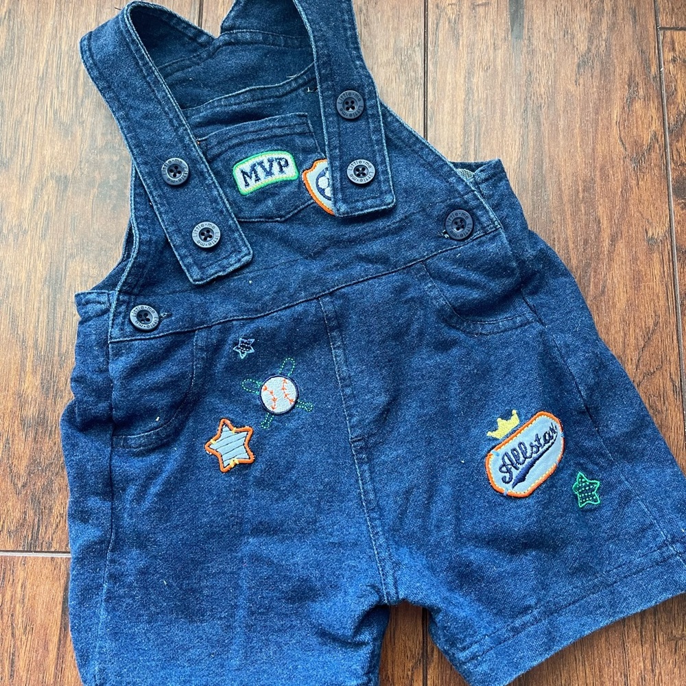 Baby romper, 6 month, jeans